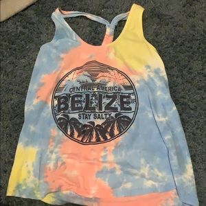 Tank top- tie-dye